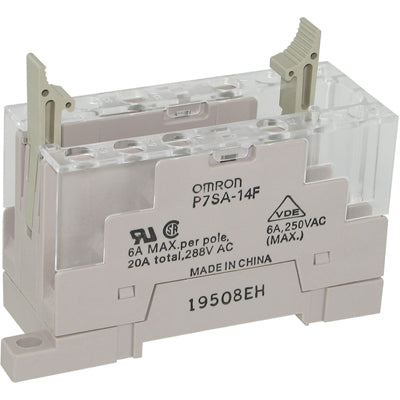 OMRON RELAY SOCKET 20A 14 PIN DIN RAIL MOUNT P7SA-14F