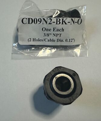 HUBBELL 90 MALE L/T CONN 3/8" NM BK