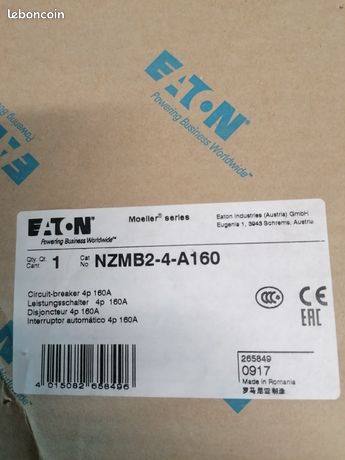 MOELLER INTERRUPTOR AUTOMATICO 4P 160A 265849