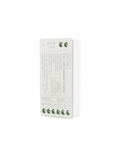 LIVING LIGHT DIMMER UNIVERSAL PULSANTE C/BLANCO 2 MOD.