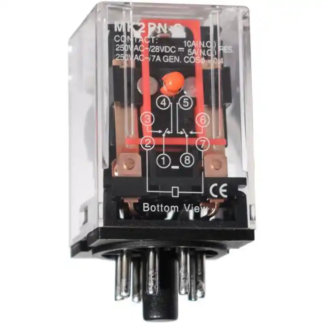 OMRON RELEVADOR 24VAC 5A DPDT PLUG IN