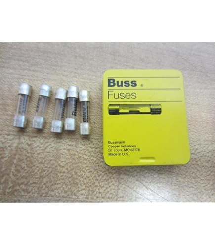 BUSS FUSIBLE MINIATURA VIDRIO LENTO 0.5 AMPS MDL-1/2