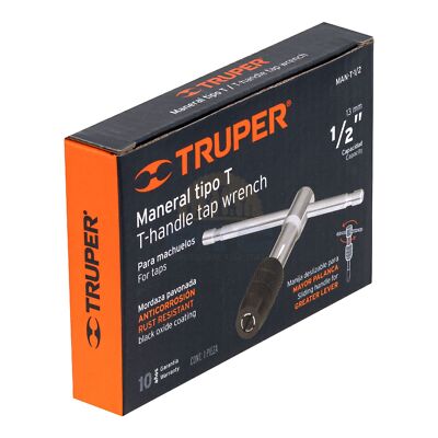TRUPER MANERAL EN T PARA MACHUELO DE 1/2""