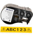 BRADY ETIQCONTINUA VINILO 1" 1WINX 25L FT NEGRO EN BLANCO