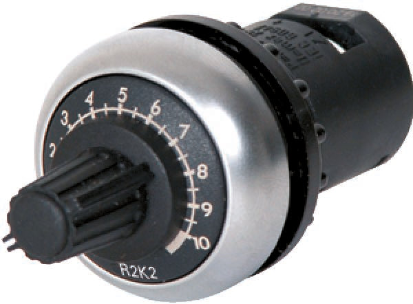 MOELLER POTENCIOMETRO M22 R10 0.5 W  NEGRO 232233