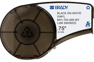 BRADY ETIQUETA ROJO DE 3/4" P/IMP. BMP21-PLUS C/RIBBON