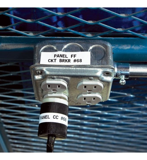 BRADY CINTA DE ETIQUETAS VINILO CON ADHESIVO NEGRO