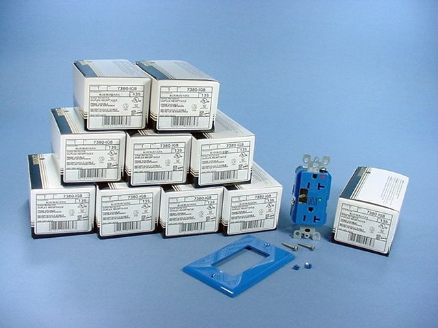 LEVITON CAJA DE PISO C/RECEP TAMPER-RESISTANT 20A COLOR NIQUEL