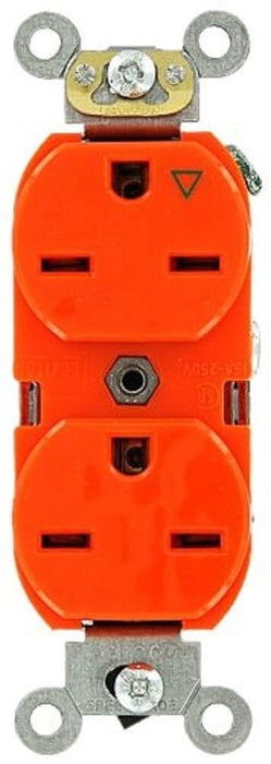 LEVITON RECEPT. DUP. ICFT SMARTLOCKPRO GRADO HOSP 20A 125V MARFIL