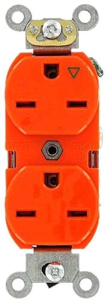 LEVITON RECEPT. DUP. ICFT SMARTLOCKPRO GRADO HOSP 20A 125V MARFIL