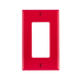 LEVITON PLACA 1 UNIDAD DECORA NYLON ROJA