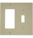 LEVITON PLACA DECORA 1 UNIDAD NYLON MARFIL