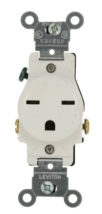 LEVITON RECEPTACULO REDONDO 2P 3H 20AMP 125V AMARILLO
