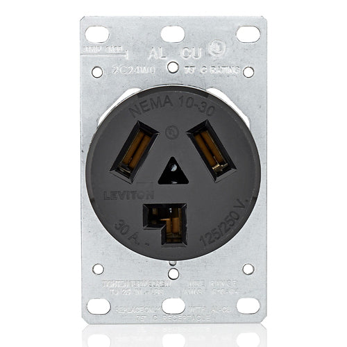 LEVITON RECEPTACULO 30A 125/250V 3P3H NEMA 10-30R