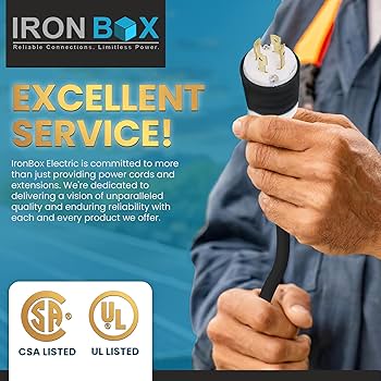 LEVITON CONECTOR 30A 480V 3F MAS TIE L1630R AMARILLO