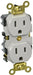 LEVITON CONTACTO DUPLEX 15A 125VAC GRIS