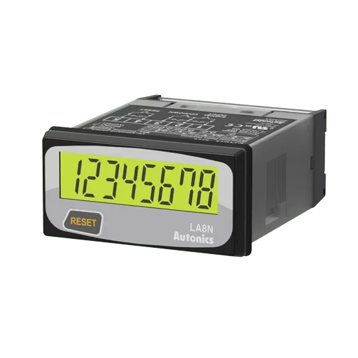 AUTONICS LA8N-BF CONTADOR/TOTALIZADOR LCD 8 DIGITOS 7 SEGMENTOS