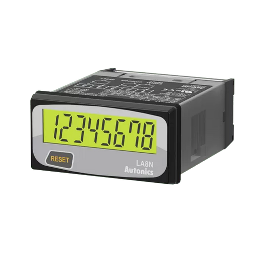 AUTONICS LA8N-BF CONTADOR/TOTALIZADOR LCD 8 DIGITOS 7 SEGMENTOS