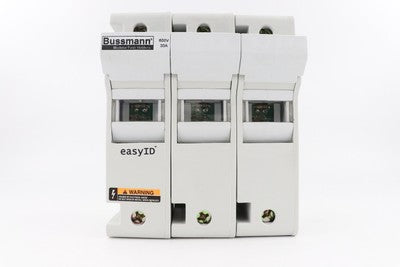 BUSS PORTAFUSIBLE CLASE J 3 POLOS 600V