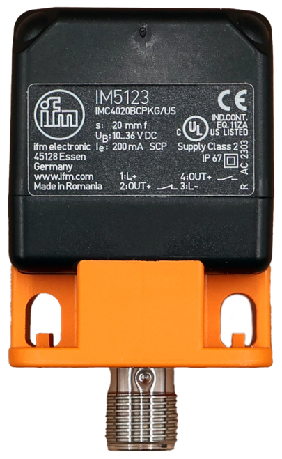 IFM EFECTOR SENSOR INDUCTIVO M18 PNP 10-36 VDC QD