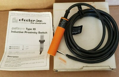 IFM EFECTOR DETECTOR INDUCTIVO M18X1/ L=80MM