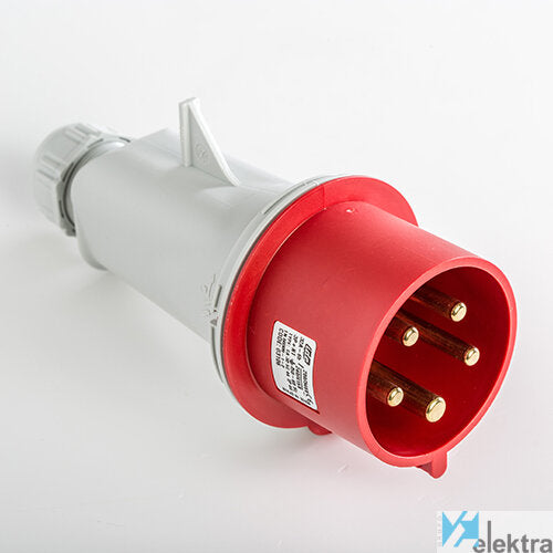 IDE CLAVIJA AEREA 3P+N+T 32A 500V 7H NEGRO