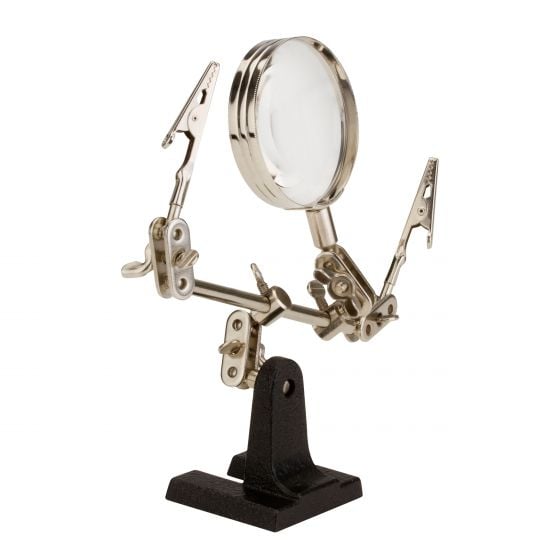 STEREN MINI ATRIL C/LUPA P/CIRCUITO IMPRESO