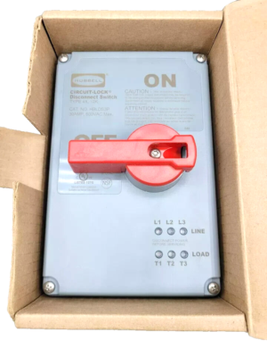 HUBBELL SWIT CH DE 30AMP 600V 3P