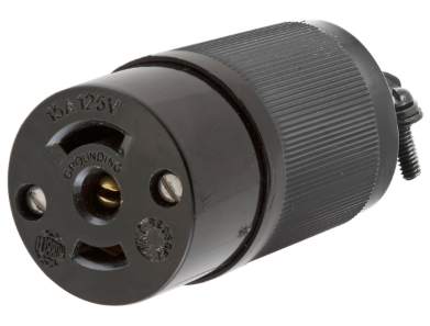 HUBBELL CONEC MIDGET TWIST 2P3H 15A 125V ML-2RVA