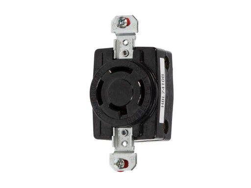 HUBBELL LKG RCPT 4P4W 20A 120/208V BK HBL7410B