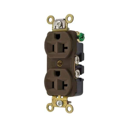 HUBBELL RECEP DPLX E.R. IND 2P3H 20A125V BR