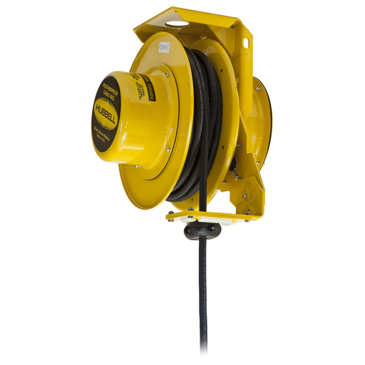 HUBBELL W/PROOF ELEC REEL 50' 12/4 SO CORD HBL501242W