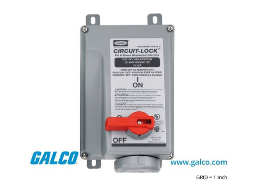 HUBBELL PS IEC MECHINT 3P 4W 20A 3P 600V W/T