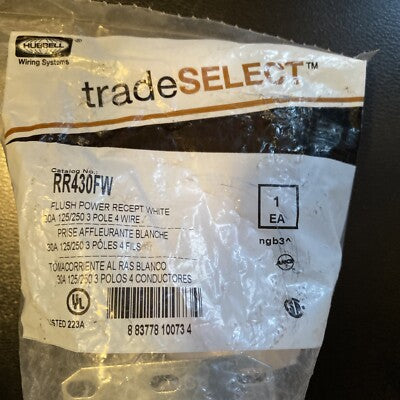 HUBBELL RECEPTACULO 3P 4H 30A 125/250V WHITE