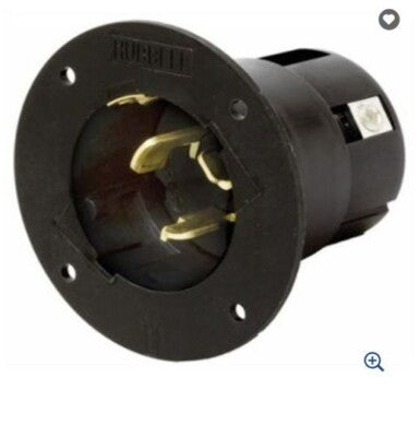 HUBBELL RECEPT MACHO T LOCK 30A 3P 4H 125/250V