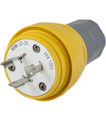 HUBBELL ENCHUFE TWIST-LOCK 20A 250VCA 2 P 3CABLES L6-20P AMA