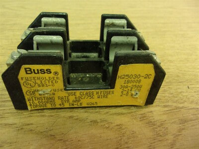 BUSS BASE PORTAFUSIBLE CLASE H 250V H25030-2S
