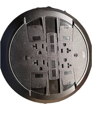 HUBBELL MULTISALIDA GFCI 20A 120V 4 SALIDAS