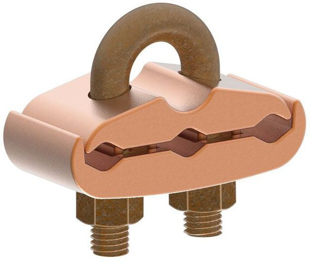 BURNDY CONECTOR PARA 2 CABLES CAL. 4-2/0 AWG