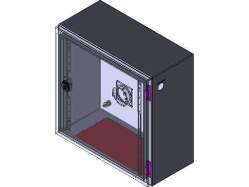 ANCLO GABINETE METALICO 400X400X200 (AlxAnxFo) C/PLATINA