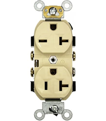 LEVITON RECEPTACULO DUPLEX 20A 125V 2P3H CON AUTO-PRUEBA BLANCO