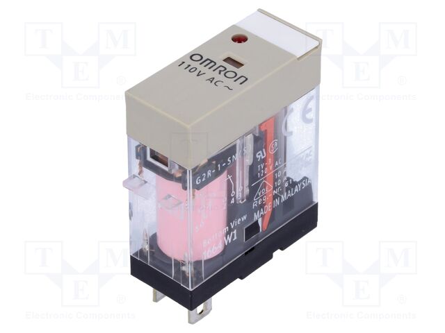 OMRON POWER RELAY 120 VAC 10A SPDT (29X13X35.5)