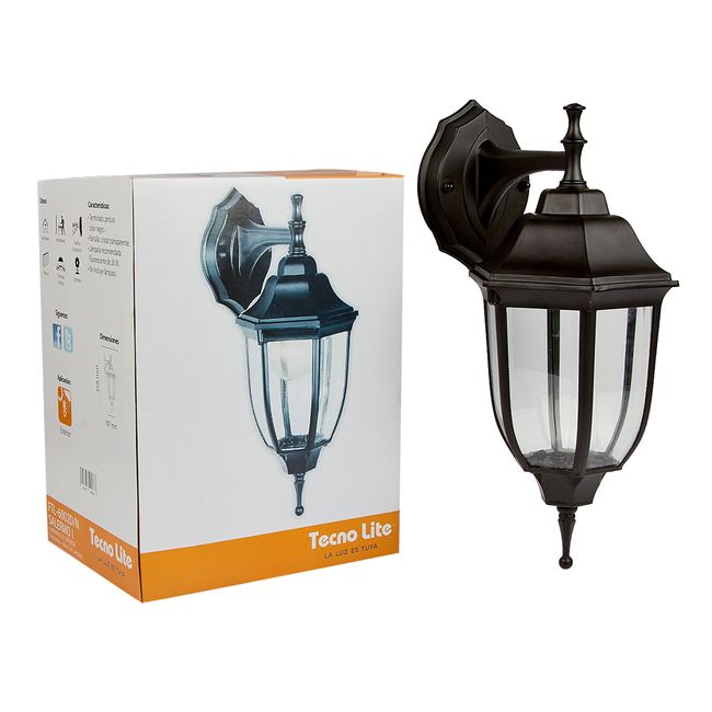 TECNOLITE FAROL INV. 100W 127V E26 NEGRO