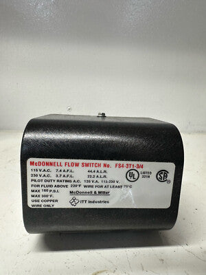 MCDONNELL-MILLER/ITT FLOW SWITCH 1 IN NPT 115VAC