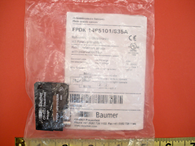 BAUMER FPDK 14P5101/S35A PHOTOELECTRIC SENSOR PNP 10-30VDC