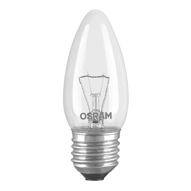 OSRAM FOCO VELA 40W CLARO E14