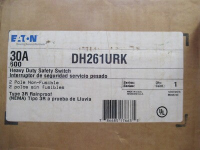 CUTLER INTERRUPTOR INDUSTRIAL 3 POLOS 30 AMPS 600