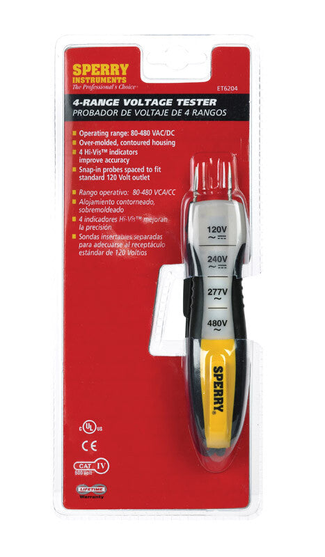 KLEIN PROBADOR DE VOLTAJE CA/CD 480V