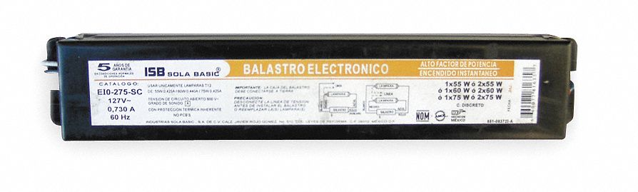 SOLA BASIC BALASTRO 1 O 2X30/32/39 T12 127V EL