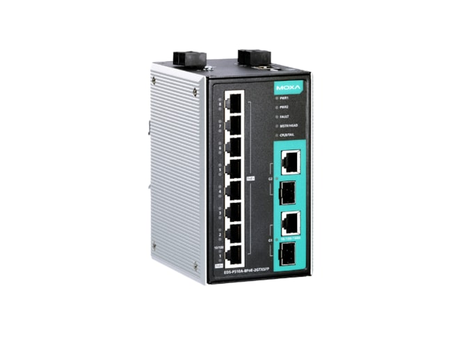 MOXA MANAGED GIGABIT ETHERNET SWITCH 10-PTS